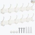 Dntorx Coat Rack Wall Mount, 2 Pack Coat Hooks Hanger Wall Double Hook Rack by Dntorx