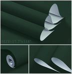 Dimoon 110''x17.7'' Dark Green Peel and Stick Wallpaper Contact Paper Modern - Image 2