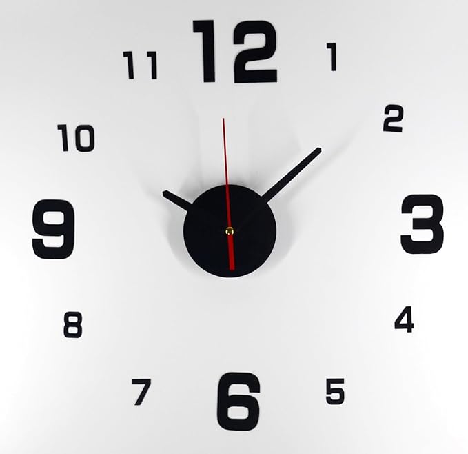 OceeK DIY Wall Clock, Modern Silent Non-Ticking, Battery Operated, 3D Quality - Image 3