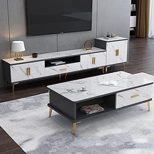 Glossy Marble Paper Granite Gray/White Wallpaper Peel and Stick Wallpaper Self - Image 5