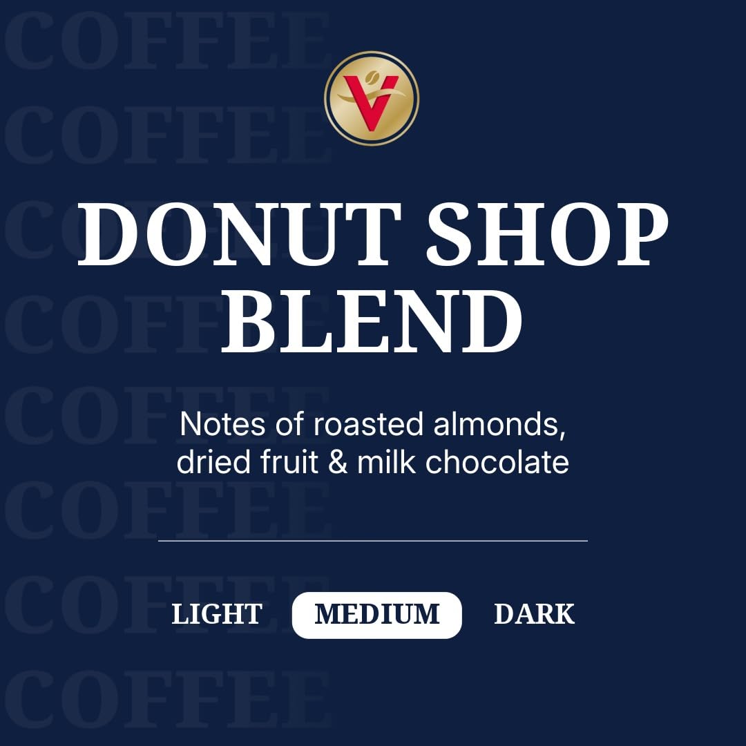 Victor Allen's Coffee Donut Shop Blend, Medium Roast, 200 Count, Single Serve Coffee Pods for Keurig K-Cup Brewers