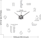 Large Modern Art Deco Wall Clock Silent Acrylic Unique Decorative Wall Clocks - Image 6