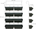 Vertical Garden Wall Planter, 4-Tier Stackable Wall Planter Indoor Outdoor - Image 6