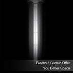 LEMOMO Blackout Curtains 52 x 120 Inch Long Frost Grey Curtains Set of 2 Panels - Image 3
