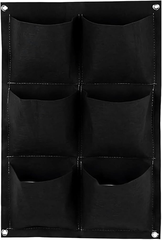WFIST Vertical Hanging Planter Bag, Breathable Felt Wall Garden Planter - Image 7