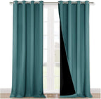 NICETOWN 100% Blackout Blinds, Sea Teal, Laundry Room Decor Window Treatment by NICETOWN