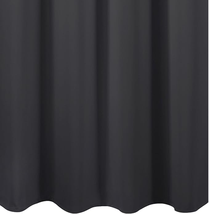 LEMOMO Blackout Curtains 52 x 108 inch/Dark Grey Curtains Set of 2 - Image 8