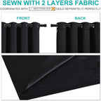 NICETOWN High-End Thermal Curtains, Full Blackout Curtains 84 inches Long - Image 4
