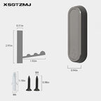 4PCS Foldable Wall Hooks, Flip Down Design - Image 7