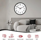 HZDHCLH Wall Clock Black, Silent Wall Clocks Battery Operated 12 Inch Modern - Image 2