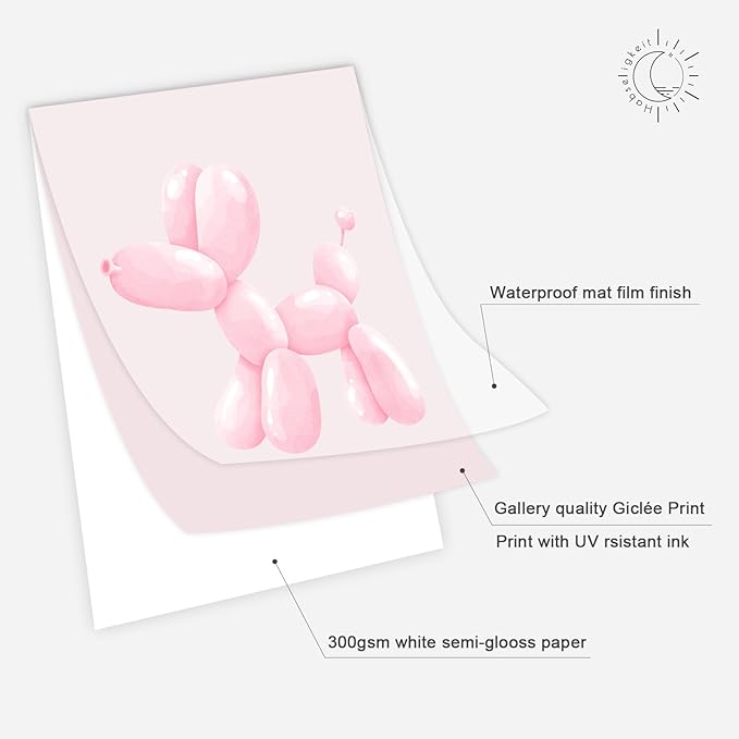 Habseligkeit Pink Posters for Room Aesthetic, Cute Wall Art Prints, Wall Decor - Image 6