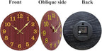 Wall Clock, Modern Wall Clocks Battery Operated, Silent Non Ticking Rustic - Image 4
