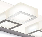 Ralbay LED Modern Chrome Vanity Lights 6 Lights Stainless Steel Acrylic Modern - Image 7