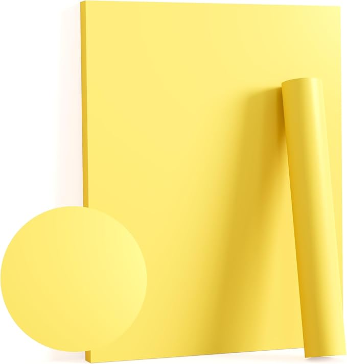 Dimoon 118''x17.7'' Yellow Peel and Stick Wallpaper Contact Paper Modern Self by DIYYOURMOON