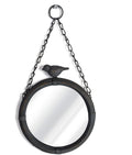 NIKKY HOME Shabby Chic Small Wall Mirrors Decor Decorative Metal Framed Hanging by NIKKYHOME