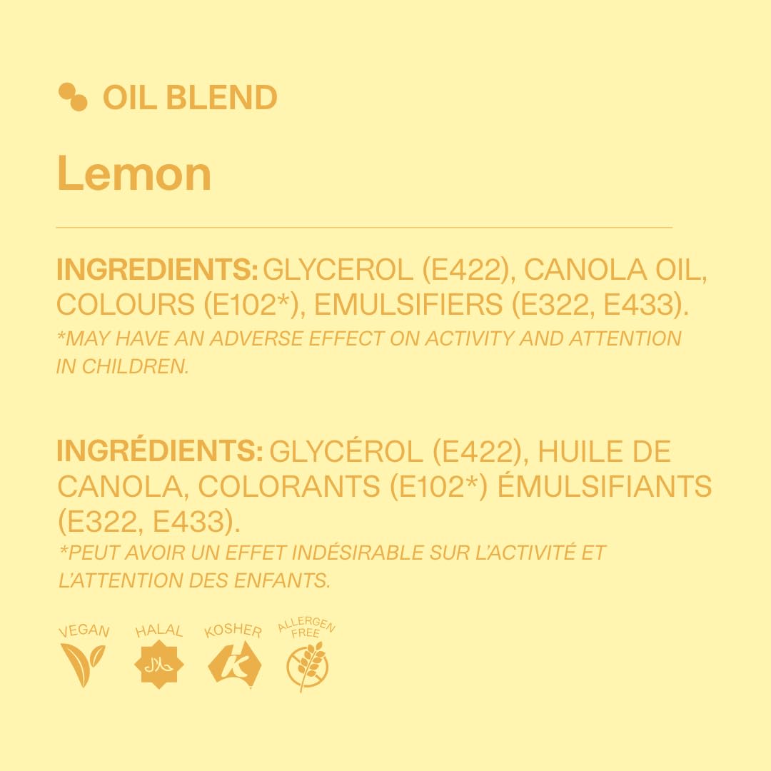 Colour Mill Oil-Based Food Coloring, 20 Milliliters Lemon