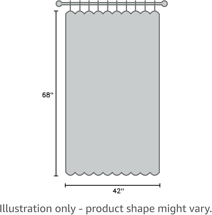 NICETOWN Christmas Burgundy Red Kitchen Blackout Curtain Panels, Thermal - Image 10