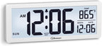 Soobest 8.5 Inch Digital Wall Clock Battery Operated by Soobest