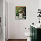 AtterrirArt Framed Funny Bathroom Wall Art, Toilet Paper Picture Painting Print - Image 5
