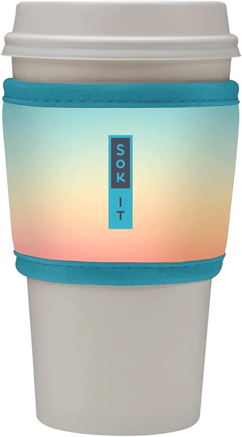 Sok It HotSok Coffee & Tea Reusable Insulated Neoprene Cup Sleeve (Daylight)