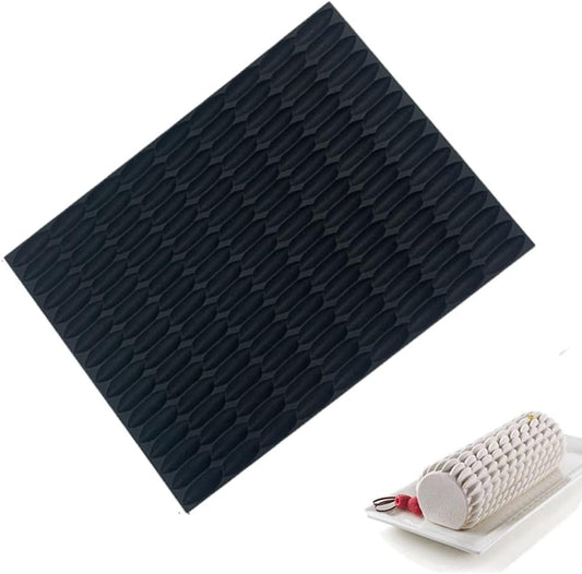 Generic Silicone Swiss Cake Mould Cake Mold Silicon Fondant Mat Impression Lace Moulds