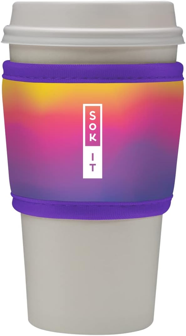 Sok It HotSok Coffee & Tea Reusable Insulated Neoprene Cup Sleeve (Twilight)