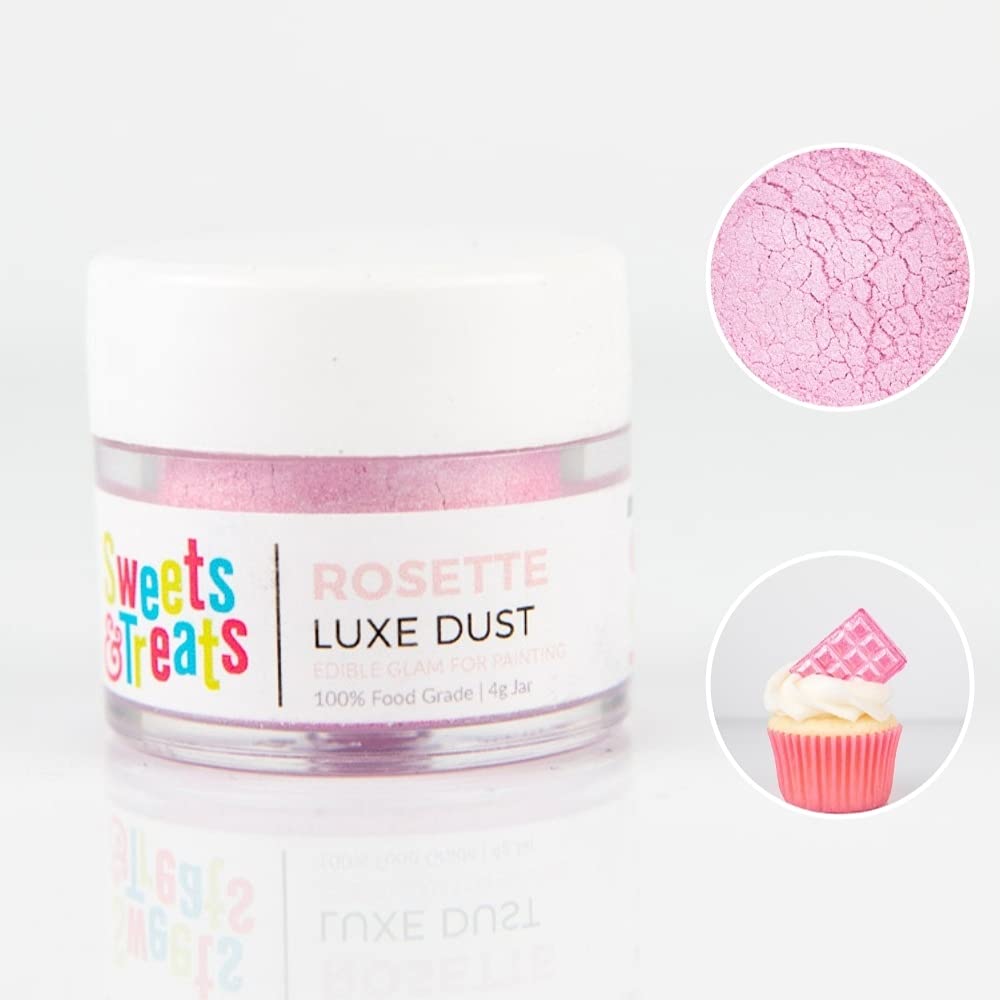 Luster Dust, Pink Luster Dust Edible Cake Decorations, Light Pink Edible Luster Dust for Drinks Cupcake Decorations, Cake Drip, Paint, Light Pink Fondant, Food Coloring