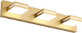 SineRise LED Modern Bathroom Vanity Light Fixtures, Matte Gold Modern Acrylic by SINERISELIGHTING