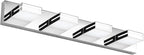 SineRise LED Modern Bathroom Vanity Light Fixtures, Chrome Modern Acrylic by SINERISELIGHTING