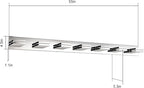 SineRise LED Modern Bathroom Vanity Light Fixtures, Chrome Modern Acrylic - Image 4