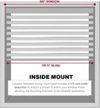 LOTUS & WINDOWARE Cordless 1" Vinyl Blind, Room Darkening, Horizontal Blinds - Image 4