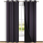 NICETOWN Blackout Curtains 84 inches Long, 2 Pieces, Full Light Blocking Drapes by NICETOWN
