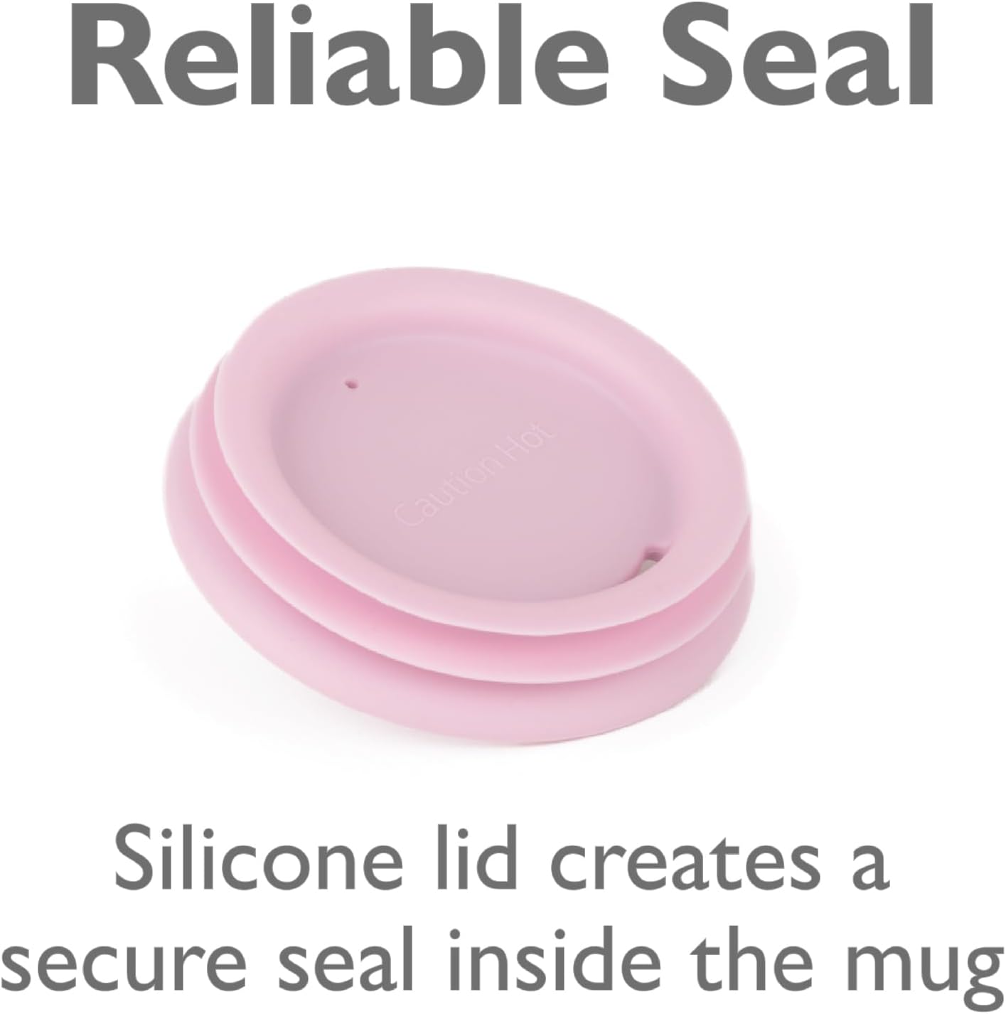 Reusable Coffee Cup Silicone Lid – Fits Most Tumbler, Water Bottle, & Ceramic Coffee Mug Between 3"-3¼" – Dishwasher-Safe Travel Mug Lid keeps your beverage in your mug (Medium - Purple)