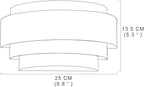 LightInTheBox Modern Wall Sconce Set of 2 Indoor Wall Light Fixture Half Moon - Image 7