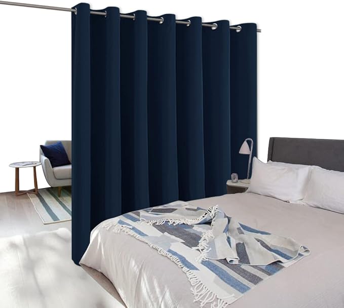 NICETOWN Large Room Separating Divider, Room Divider Curtain Screen Partition - Image 2