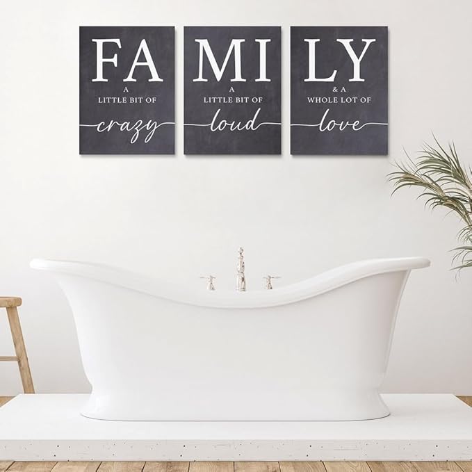 GUBIYU Gray Home Wall Art for Living Room Dining Room Pictures Wall Decor - Image 4