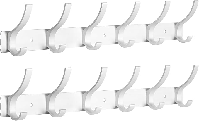 Optish Coat Rack Wall Mount, Coat Hook Wall Mount, Wall Hooks by Optish