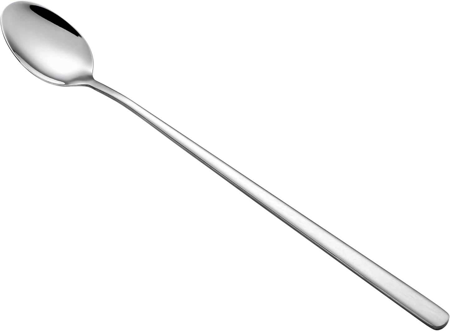 Ice Tea Spoon Set of 6 Stainless Steel Coffee Stirrers Spoons Cocktail Stir Sticks Spoons with Long Handle for Bar Coffee Cocktail