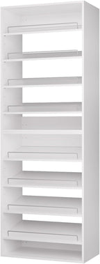 ROOMTEC Modular Closet System, 19.5" Shoe Shelf Closet Tower Wall-Mounted - Image 7
