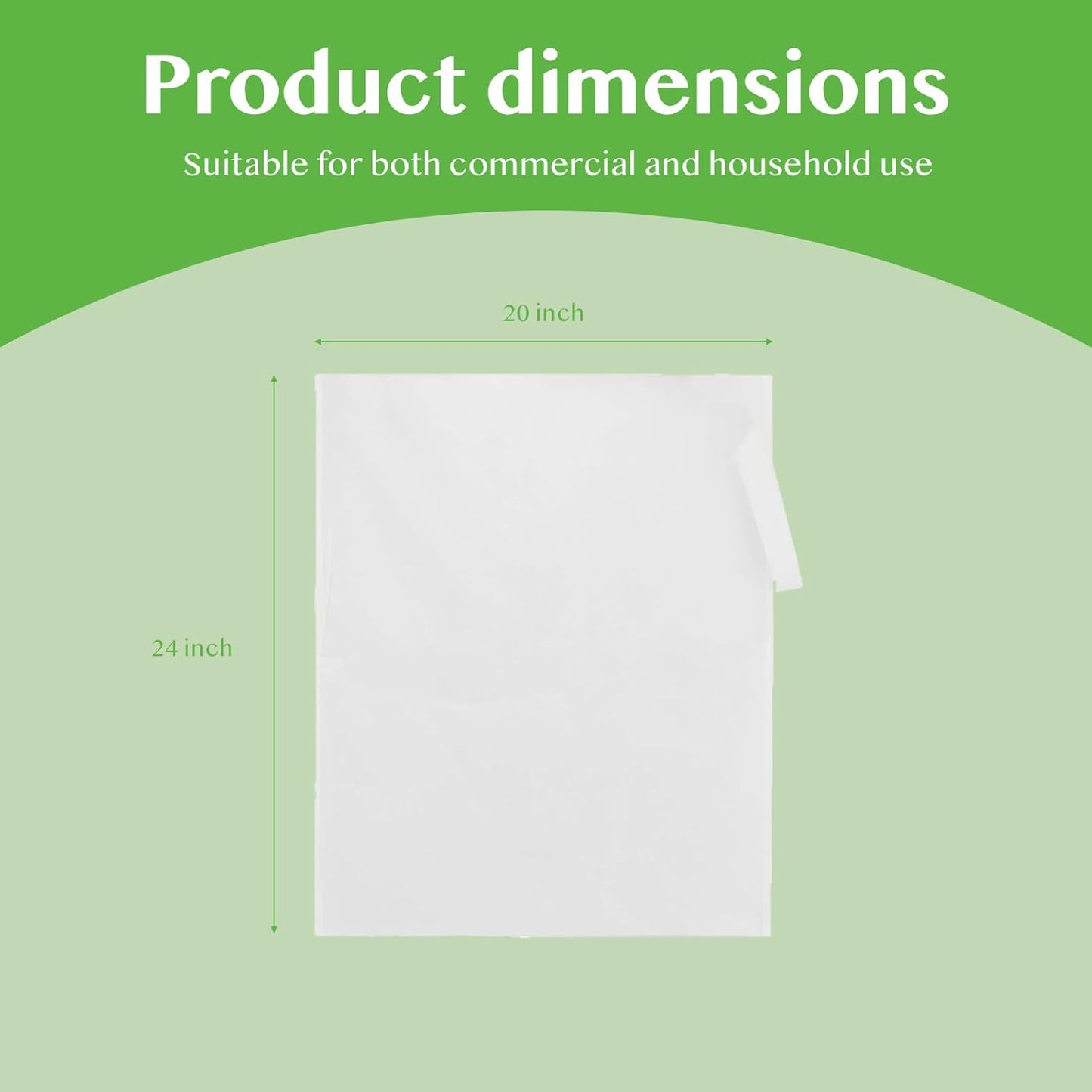 30 Pack 20x24 Inch Large Commercial Cold Brew Coffee Filter Bags for 5 Gallon Buckets & Toddy System - Heavy Duty Disposable Brewing Bags