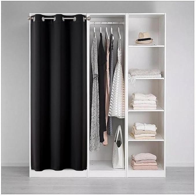 Joydeco Blackout Door Curtain for Doorway Privacy 78 Inches Long, Grommet - Image 3
