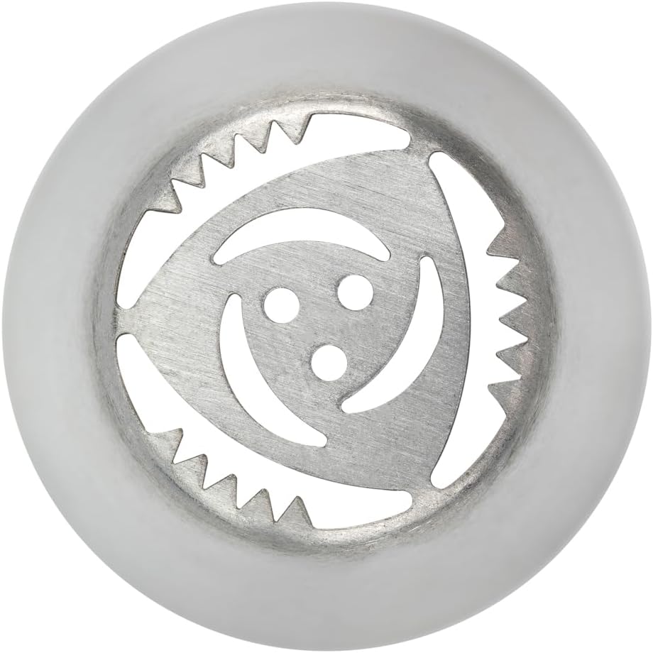 Restaurantware Pastry Tek Russian Piping Tip 1 Rose Cake Decor Piping Tip - #9 Corrosion-Resistant Stainless Steel Decorating Tip For Frosting Dishwasher-Safe Decorate Cupcakes Cakes or Cookies