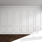 Pangda Peel and Stick Wall Molding Kit, 3D Premade Accent Molding Wainscoting by Pangda