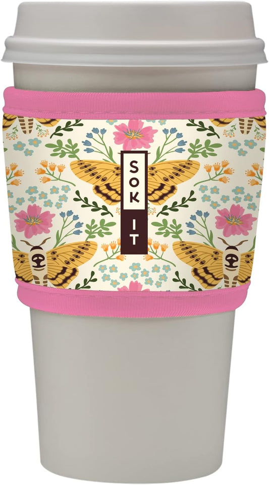 Sok It HotSok Coffee & Tea Reusable Insulated Neoprene Cup Sleeve (Metamorphosis)