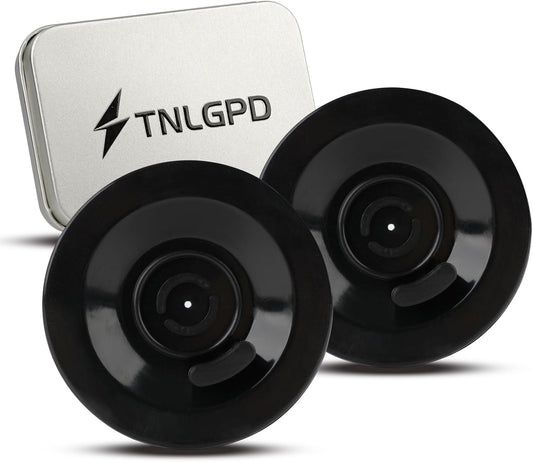 54mm Cleaning Disc Replacement for Breville Barista Espress Backflush Compatible with BES870/BES878/BES876/BES840/BES880/BES881/810/881 Espresso Machines Accessories(54mm Glossy Black (With Holes))