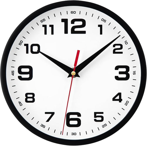 14 Inch Wall Clock Silent Non-Ticking Modern Clocks Battery Operated Large by Warminn