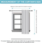 RYB HOME Grey Blackout Curtains - Image 8