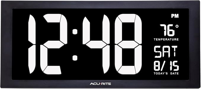 AcuRite 76102M Oversized LED Clock by AcuRite