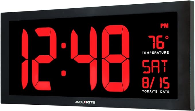 AcuRite 75100C 18-Inch Large Led Clock - Image 2