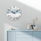 KECYET Wall Clock Silent Non-Ticking Wooden Clocks Battery Operated 10 Inch - Image 7